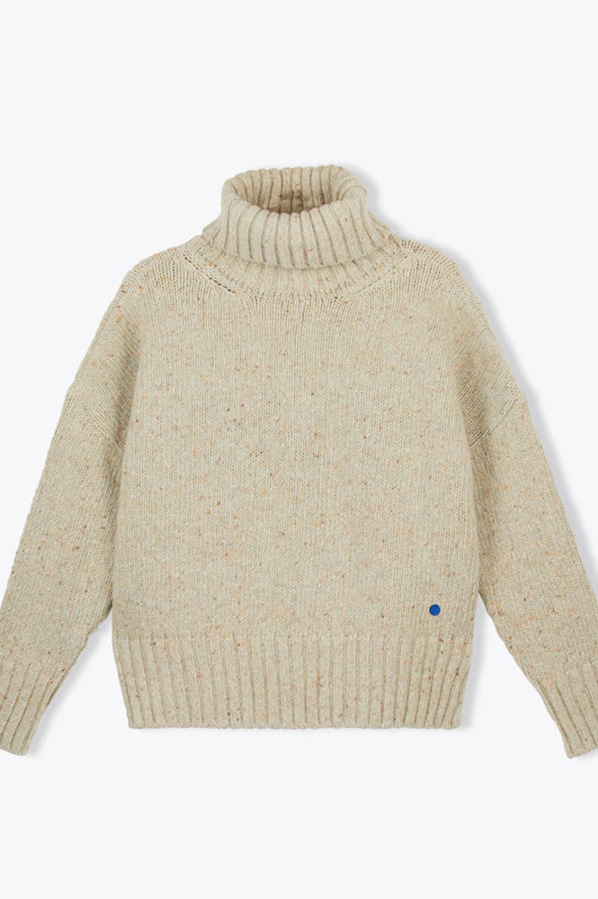A.P Genievre Oat Turtle Neck Jumper - The Mercantile London