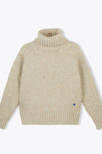 A.P Genievre Oat Turtle Neck Jumper - The Mercantile London
