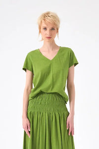 Chicosoleil Roxy Peridot Green T-Shirt - The Mercantile London