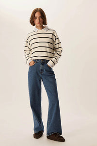 Des Petit Hauts Felizou Striped Sailor Top - The Mercantile London