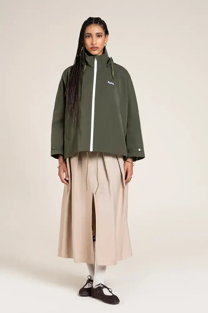 Flotte Lourmel Khaki Raincoat - The Mercantile London