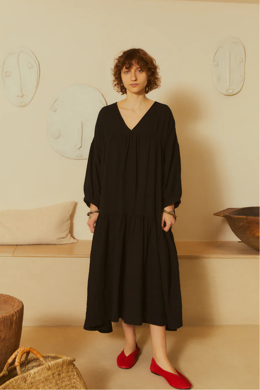 L.F. Markey Ballard Black Dress - The Mercantile London