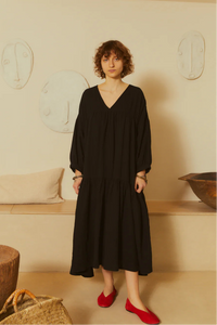 L.F. Markey Ballard Black Dress - The Mercantile London