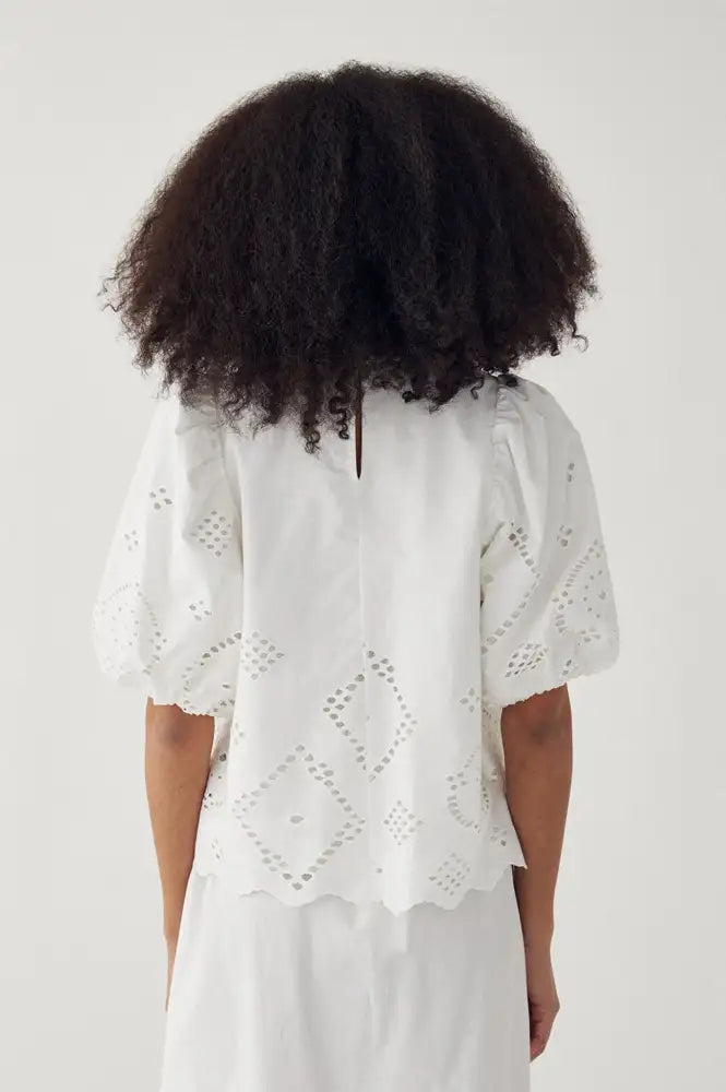 Noella Marilyn White Blouse - The Mercantile London