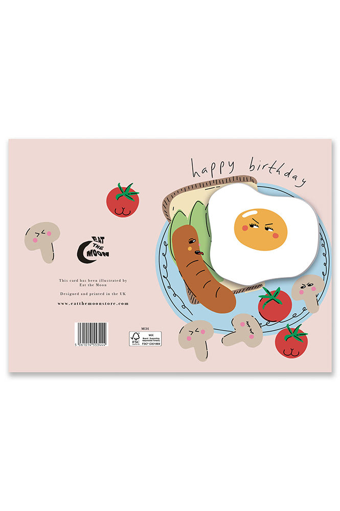 Eat The Moon Egg Magnet Keepsake Card - The Mercantile London