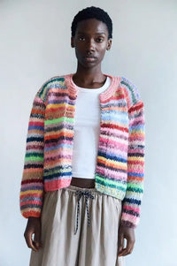 Dawn x Dare Gabi Multi Stripe Cardigan