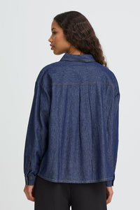 ICHI Archer Indigo Shirt