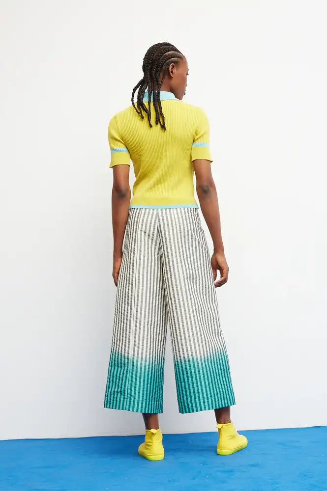 Dr Bloom Trina Gold Knitted Top - The Mercantile London