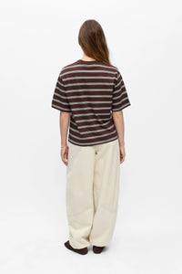 Object Gima Seal Brown Loose Fit T-Shirt