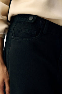 Object Moji Kamata Dark Brown Wash Jeans - The Mercantile London