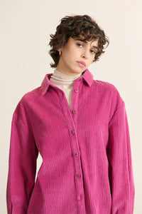 Garance Ben Bright Rose Corduroy Shirt - The Mercantile London