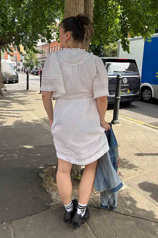 ICHI Voilana White Dress