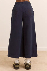 Damson Madder Lotta Antiqued Navy Culottes