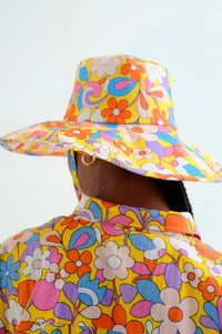 Compania Fantastica Bloom Print Sunhat