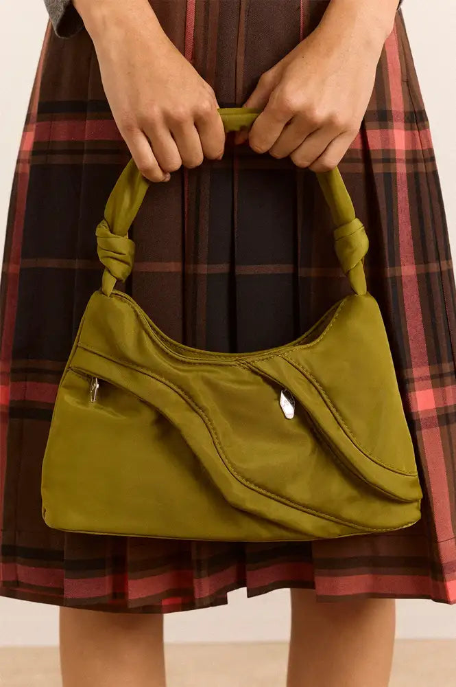 Damson Madder Byron Chartreuse Shoulder Bag