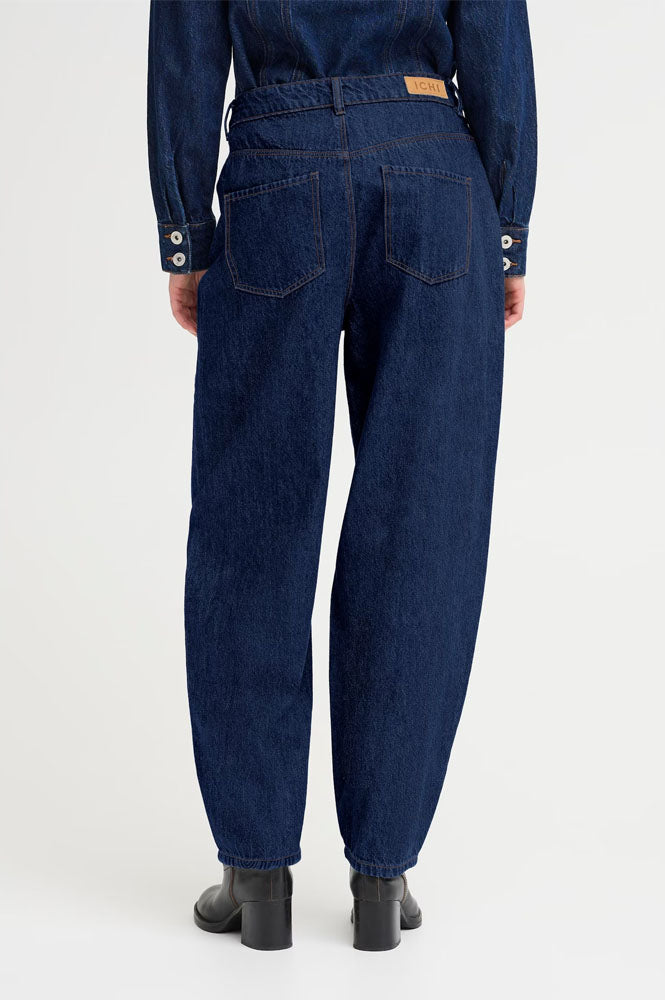 ICHI Berisel Barrel Leg Jeans - The Mercantile London