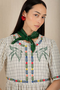 Bonté Sienna Ecru Embroidered Dress - The Mercantile London