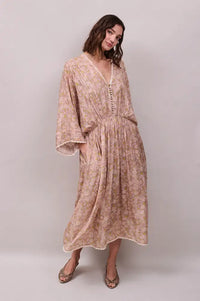 Faune Paloma Vintage Daisy Print Dress - The Mercantile London