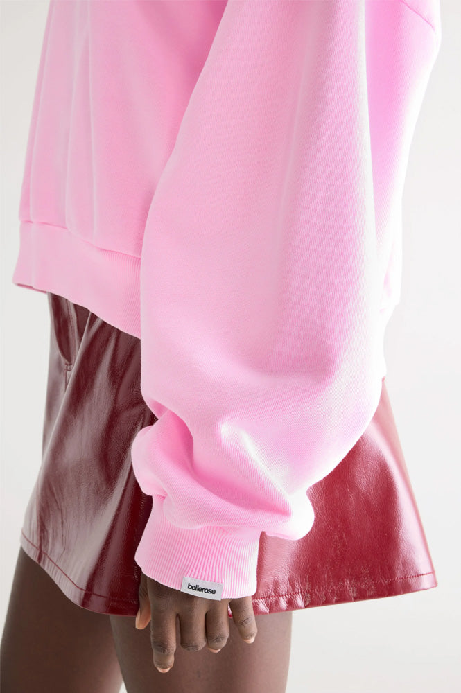 Bellerose Ferna Fluro Pink Crewneck Sweatshirt