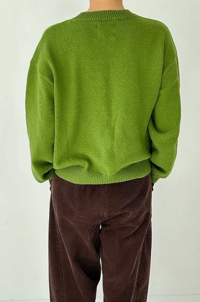 Le Bon Shoppe Milo Avocado Knit Sweater