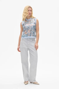 Baum Und Pferdgarten Manira Kentucky Blue Sequin Top - The Mercantile London