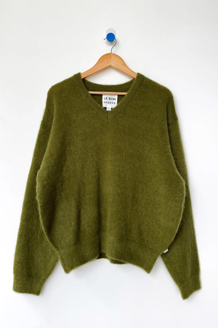 Le Bon Shoppe James Mohair Leaf Sweater