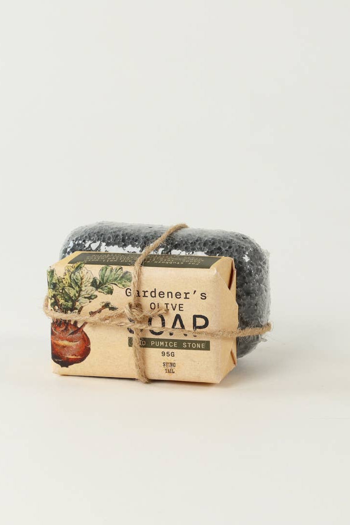 Gardener's Collection Olive Soap & Pumice Stone - The Mercantile London