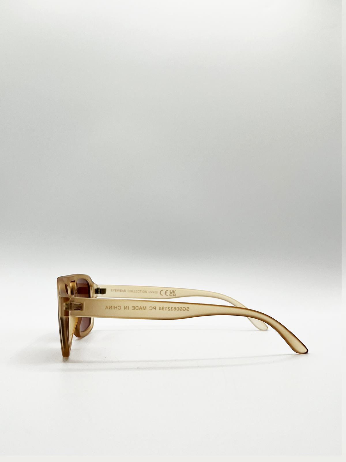 AFA Collective 70's Navigator Matte Sand Sunglasses