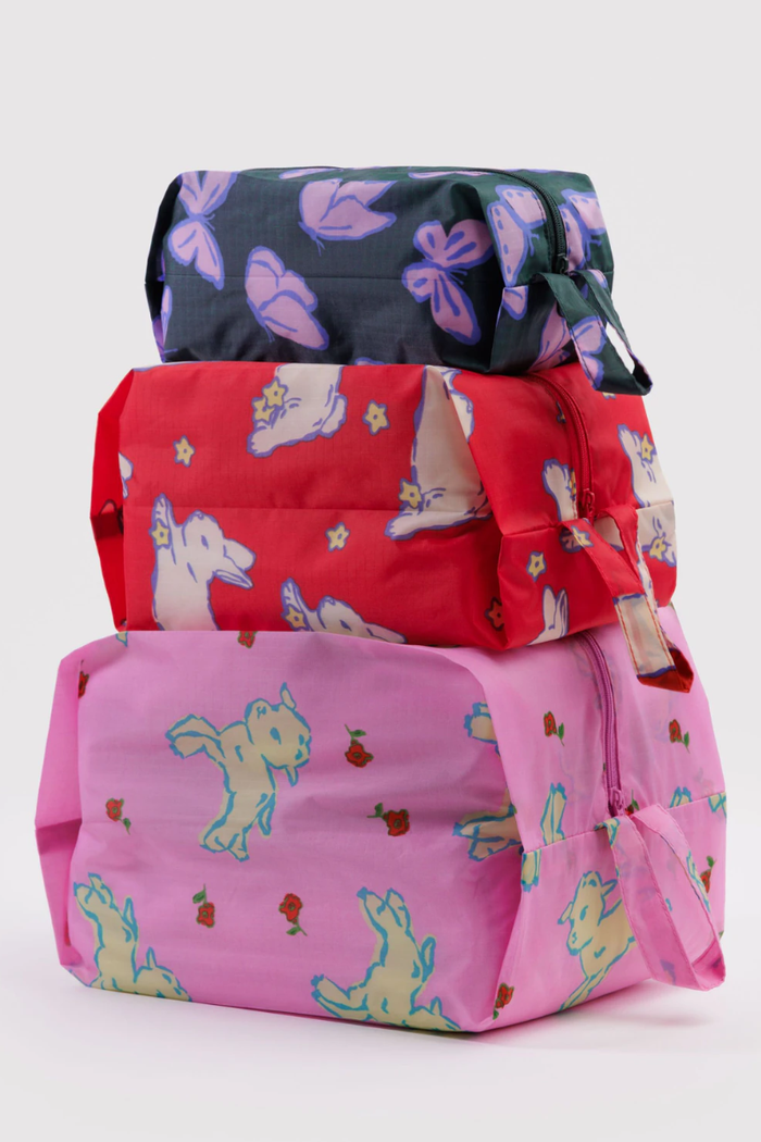 Baggu Spring Animals 3D Zip Set - The Mercantile London
