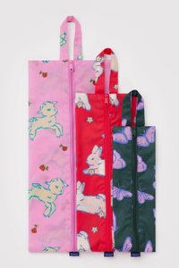 Baggu Spring Animals 3D Zip Set - The Mercantile London