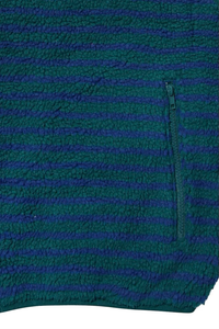 Kappy Green Stripe Fleece Vest