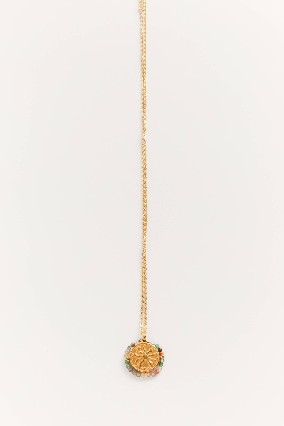 Palas Belamar Green Agate Necklace - The Mercantile London