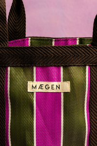 MÆGEN Brown, Olive & Pink Everywhere Bag - The Mercantile London