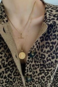 Lunar T Bar Pendant Necklace - The Mercantile London