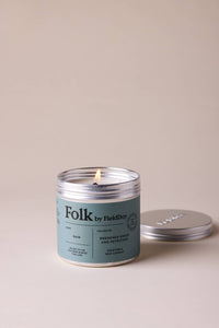 SS25 FieldDay Rain Folk Tin Candle - The Mercantile London