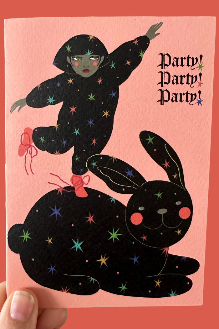 Piece Of The Peach Party Party Party! Card