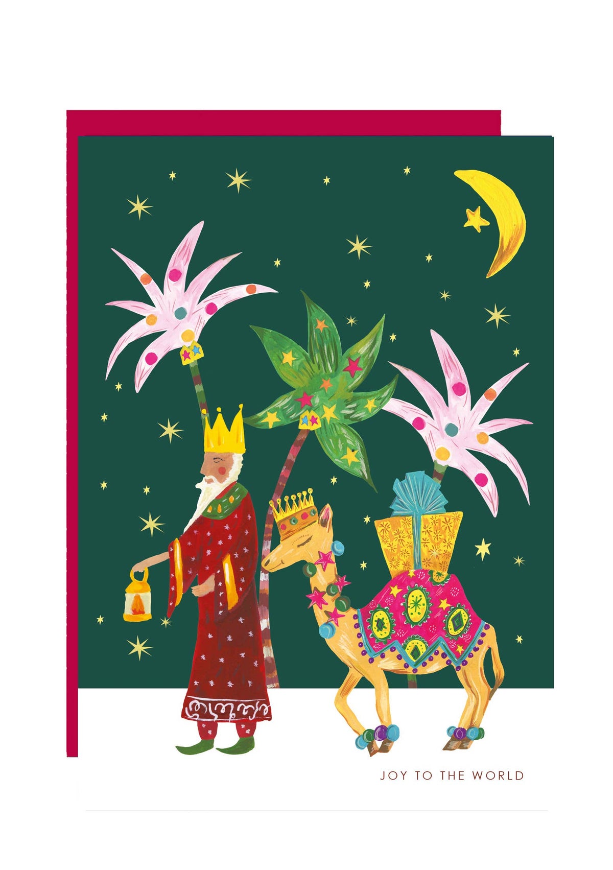 Hutch Cassidy Joy Wise Man and Camel Christmas Greetings Card - The Mercantile London