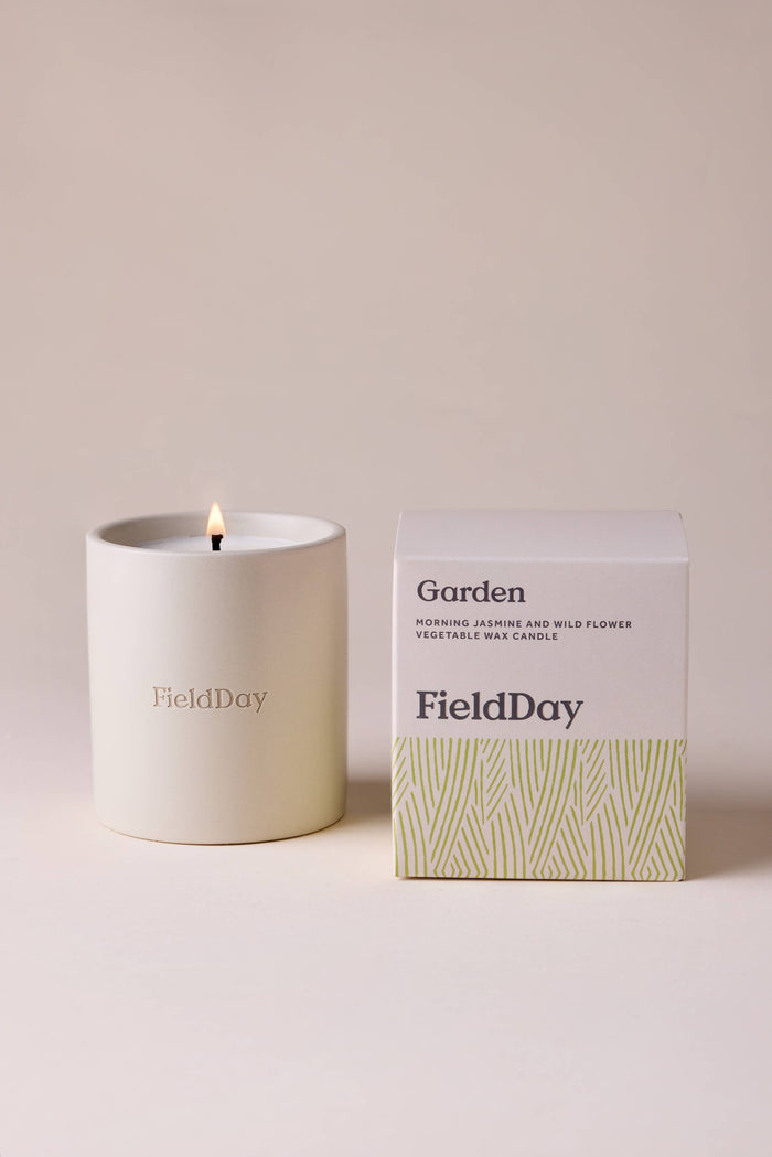 Garden Classic Vegetable Wax Stoneware Candle - The Mercantile London