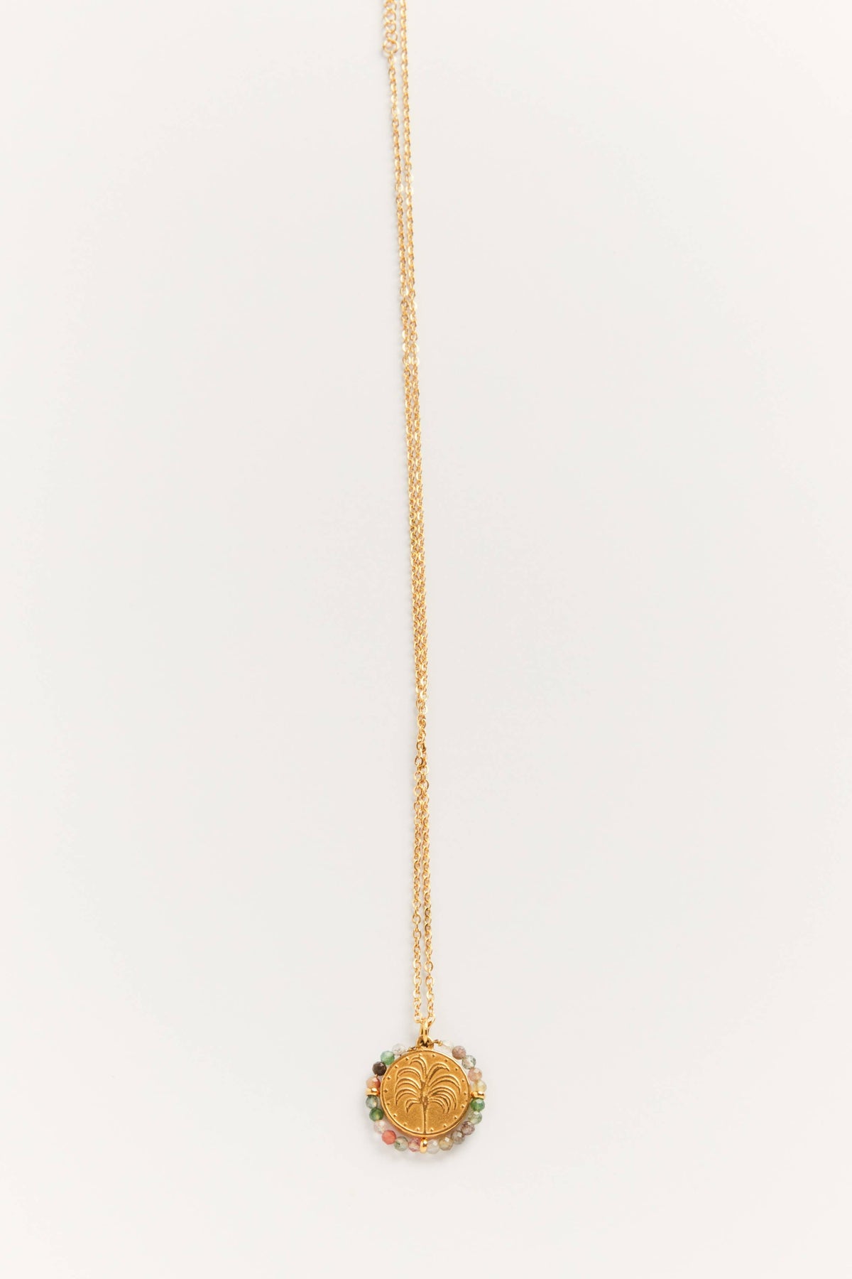 Palas Belamar Green Agate Necklace - The Mercantile London