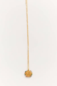 Palas Belamar Green Agate Necklace - The Mercantile London