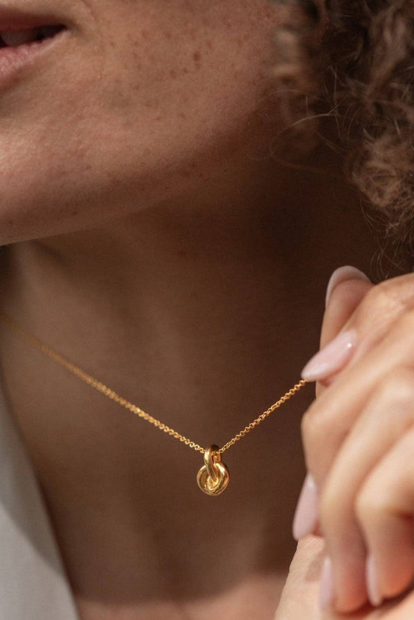 Gold Knot Necklace - The Mercantile London
