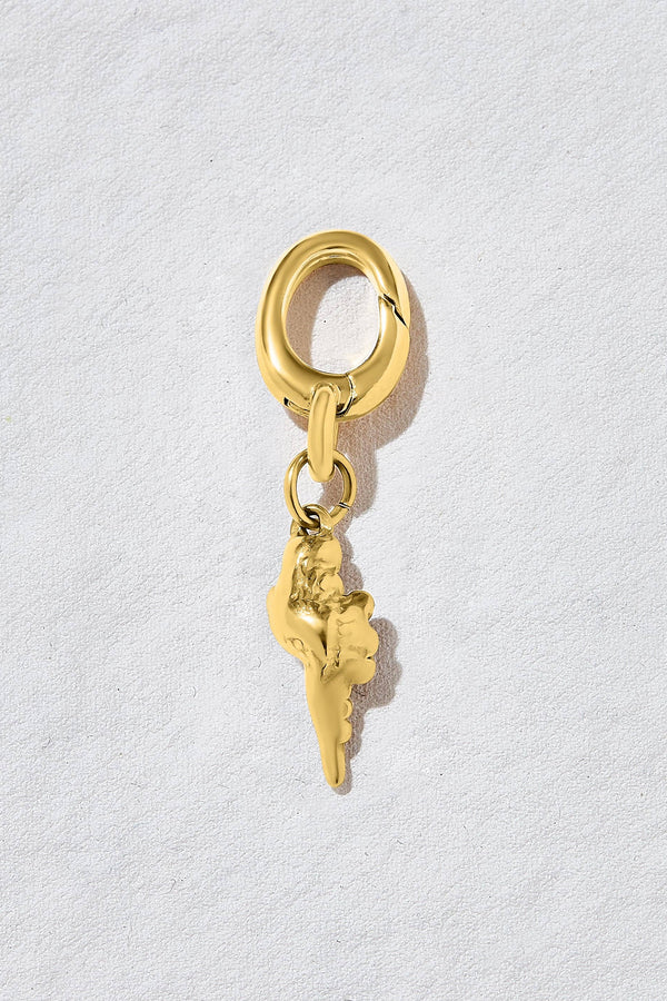 Serena Shell Gold Charm - The Mercantile London
