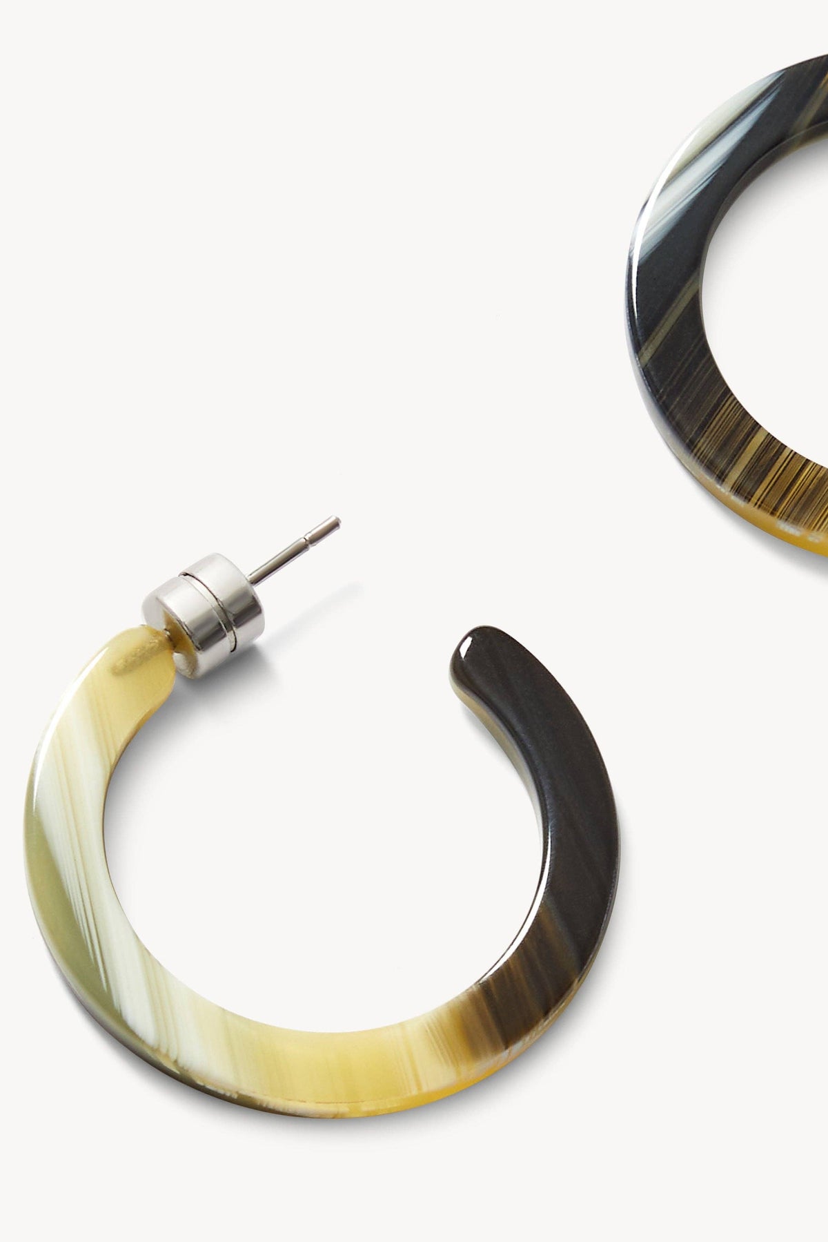 Machete Mini Hoops in Horn RESIZE - The Mercantile London