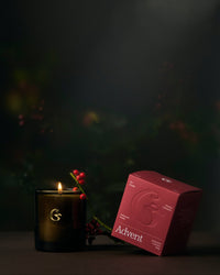 Cedar Advent Large Candle
