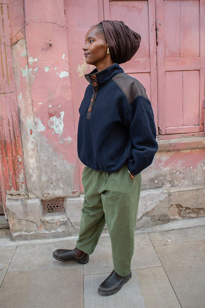 Sacrécoeur Jaya Navy Jacket - The Mercantile London