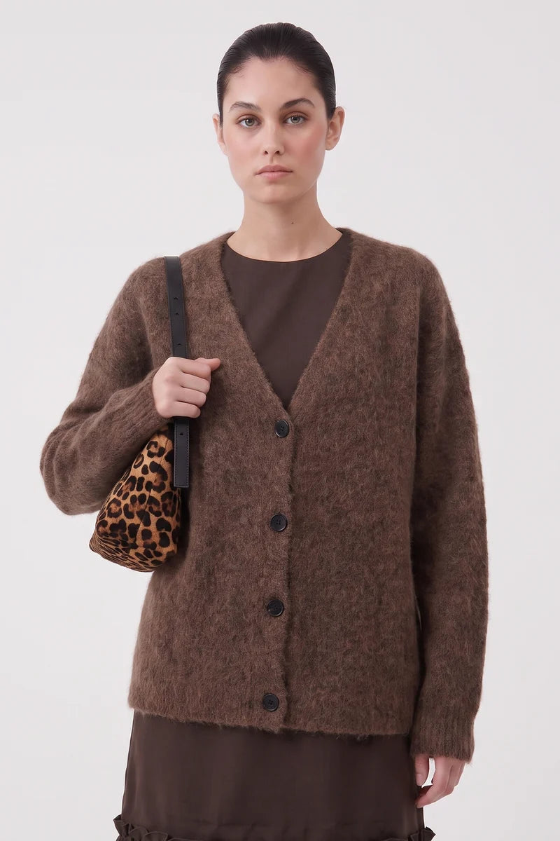 Artlove Aniane Brown Cardigan