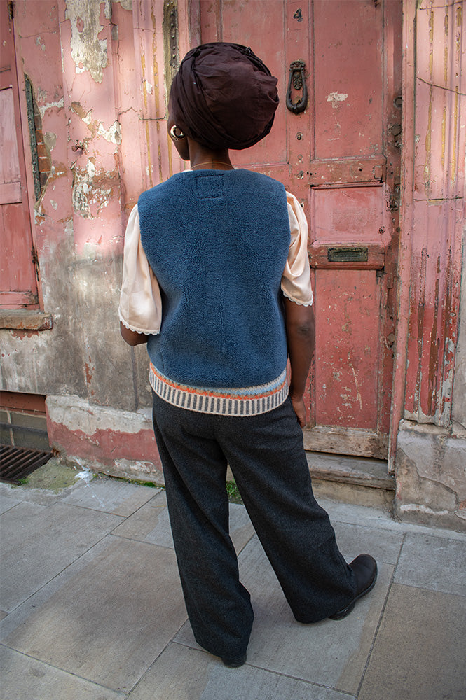 Maison Anana Sandy Grey Trousers - The Mercantile London