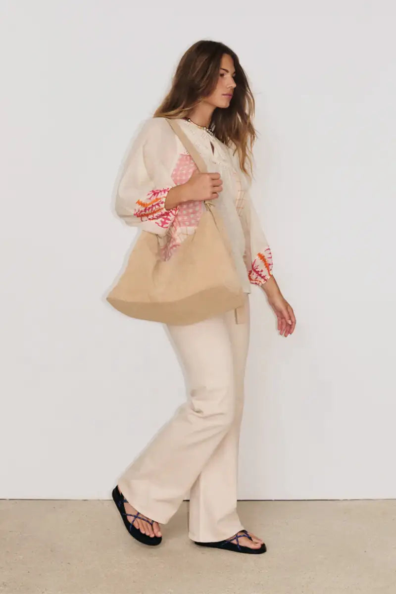 Stella Forest Maya Ecru Blouse - The Mercantile London