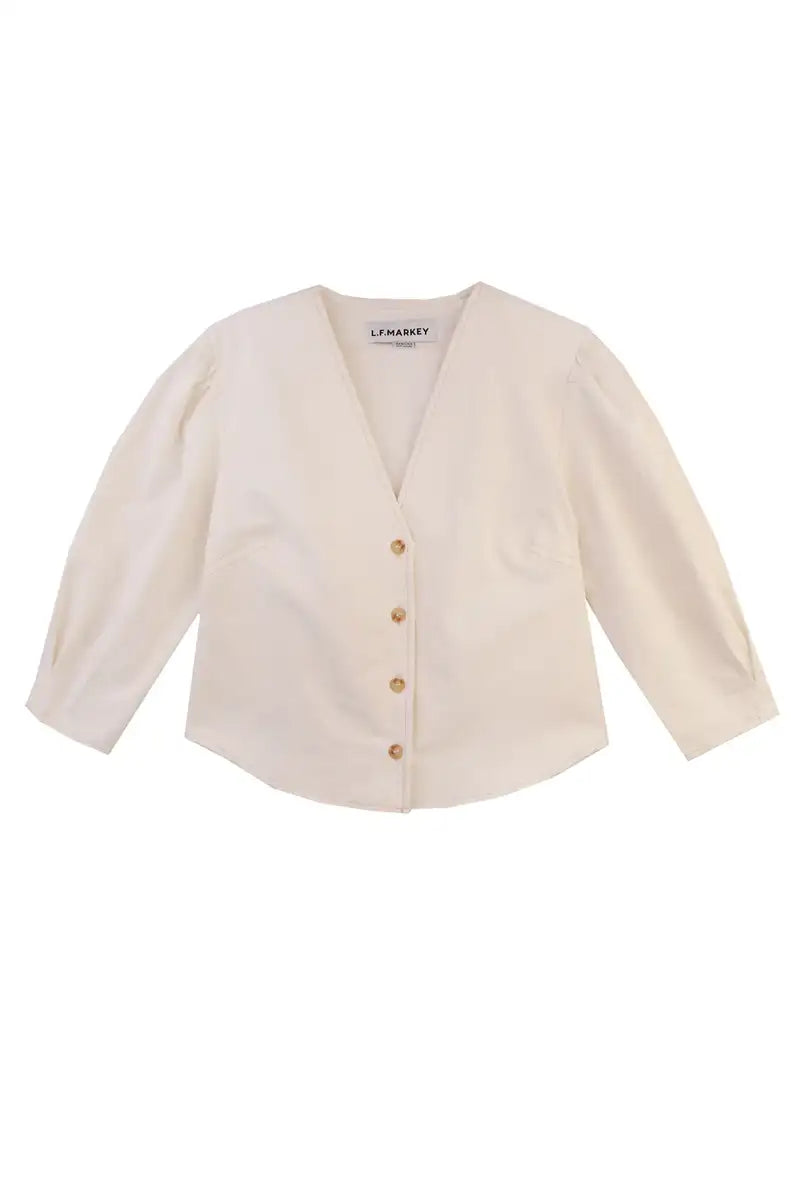 L.F. Markey Lowry Ecru Top - The Mercantile London