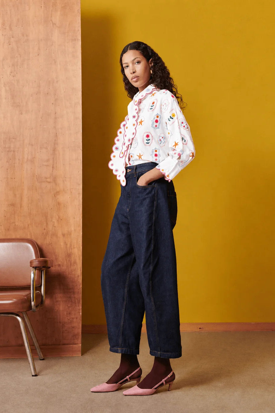 Celia B Doriel White Shirt
